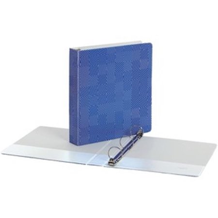 TOPS PRODUCTS TOPS Products OXF42551 1.5 in. Oxford Back-Mounted Round Ring Binder; Blue OXF42551